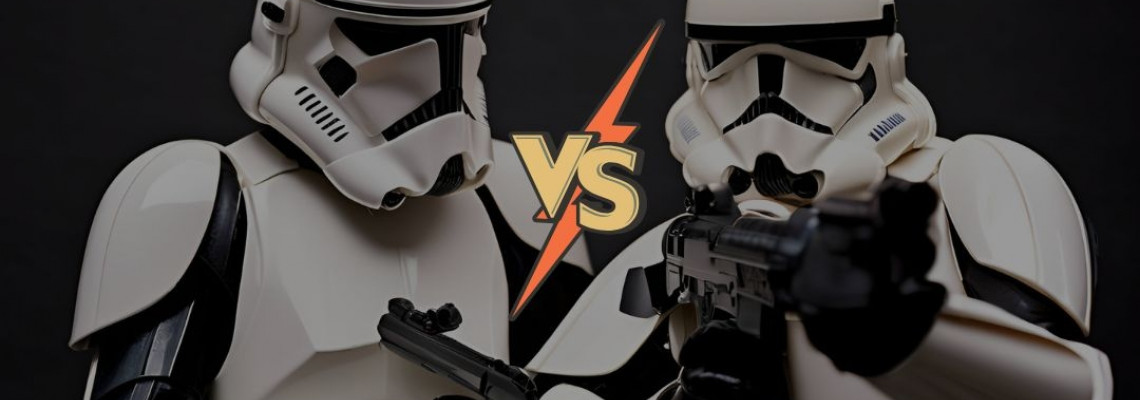 Clone Trooper vs Stormtrooper