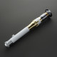 the perseverance white and gold  lightsaber