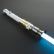 the perseverance white and gold  lightsaber