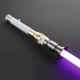 the perseverance white and gold  lightsaber